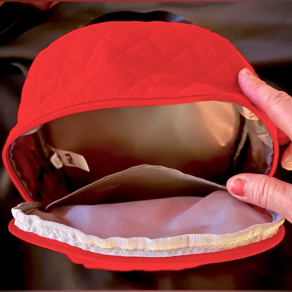 NWOT Fila Women’s Red Quilt Backpack “Eileen” - Picture 2 of 3